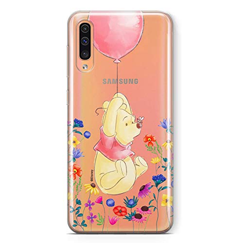 Funda Original y Oficial de Disney Winnie The Pooh para Samsung A50, Samsung A50s, Samsung A30s, Carcasa de plástico de Silicona TPU, Protege contra Golpes y arañazos