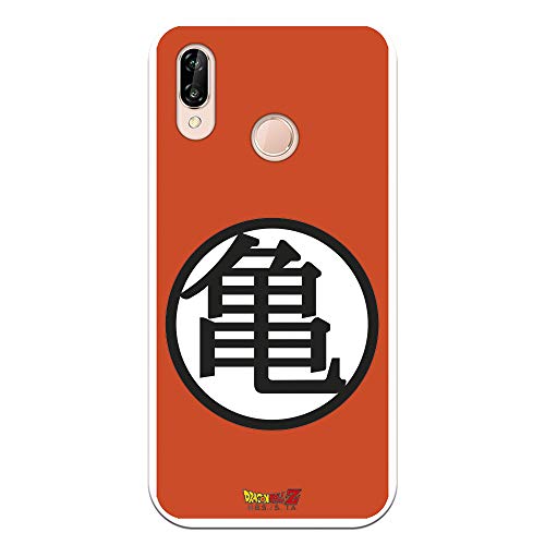 Funda para Huawei P20 Lite Oficial de Dragon Ball Kame Símbolo para Proteger tu móvil. Carcasa para Huawei de Silicona Flexible con Licencia Oficial de Dragon Ball.