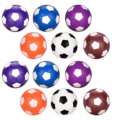 Futbolín de Recambio 12pcs, Oziral Balones de Fútbol ABS Plástico para Juego de Juguete Infantil Futbolín de Recambio 12pcs, Oziral Balones de Fútbol ABS Plástico para Juego de Juguete Infantil