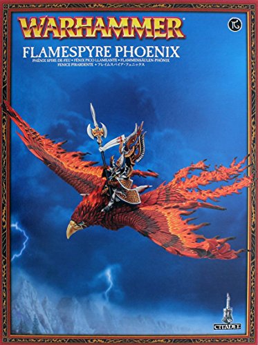 GAMES WORKSHOP 99566300125" Warhammer High Elf Flamespyre Frost Heart Phoenix Figura de acción