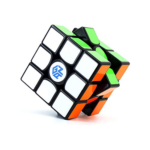 GAN 356 Air Master, 3x3 Cubo Mágico Speed Puzzle de Gans Cube, Negro con Stickers (Ver.2019)