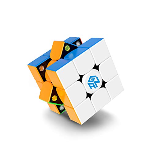 GAN 356X v2, 3x3 Cubo Mágico Speed Puzzle de Gans Magnético Cube (sin Stickers)