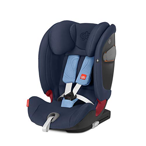 GB Gold Everna-Fix - Silla de coche para coches con ISOFIX, Grupo 1/2/3 (9-36 kg, De 9 meses a 12 años aprox.) Night Blue