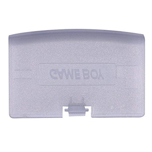 GBA Bacteria Cubrir, ENDARK Piezas Reemplazo Reparación Cubierta Puerta Batería Plástico Clásico para Gameboy Advance/GBA System (1pc-Transparent Purple)