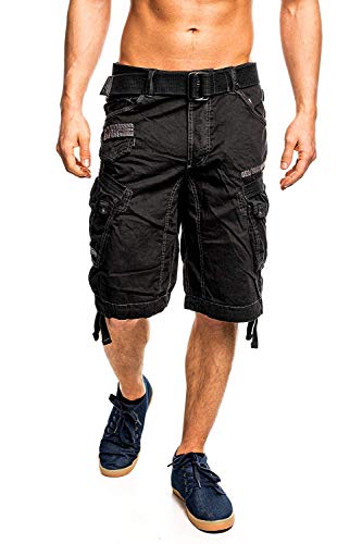Geographical Norway Hombre Cargo Short People - Negro, M Geographical Norway Hombre Cargo Short People - Negro, M