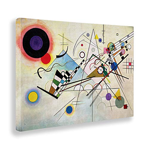 Giallobus - Cuadro - Impresion EN Lienzo - Kandinsky - COMPOSICIÓN N 8-70 x 100 CM Giallobus - Cuadro - Impresion EN Lienzo - Kandinsky - COMPOSICIÓN N 8-70 x 100 CM