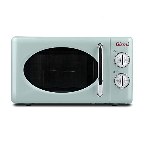 Girmi FM21 - Horno de microondas con diseño vintage, 20 litros, 700 + 800 W