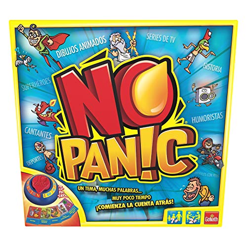 Goliath- Juego de Mesa No Panic, Multicolor (70366) Goliath- Juego de Mesa No Panic, Multicolor (70366)