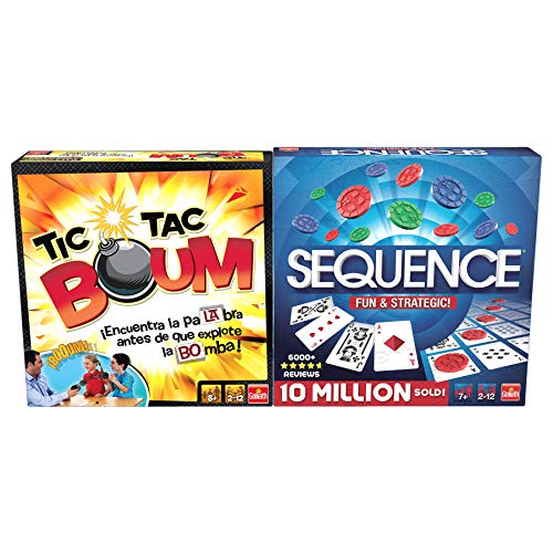 Goliath Pack 2 Juegos Tic TAC Boum + Sequence (914531006)