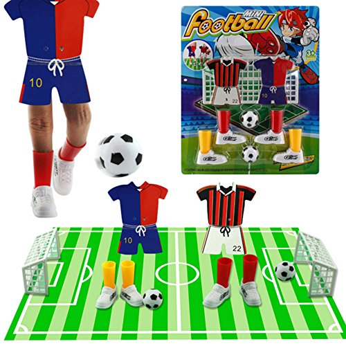 Goolsky Mini Juego de Fútbol Finger Toy Football Match Juego de Mesa Divertido con Dos Objetivos Copa del Mundo