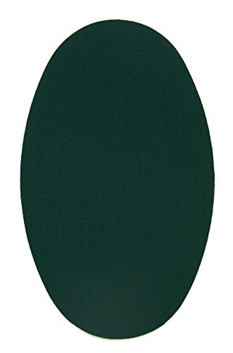 Haberdashery Online 6 Rodilleras Color Verde Oscuro termoadhesivas de Plancha. Coderas para Proteger tu Ropa y reparación de Pantalones, Chaquetas, Jerseys, Camisas. 16 x 10 cm. RP36