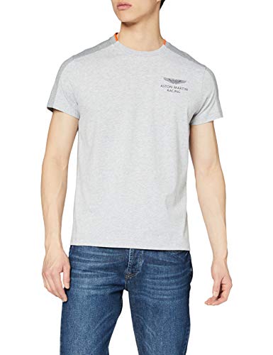 Hackett London AMR Multi tee Camiseta, Gris (933Grey Marl 933), X-Small para Hombre