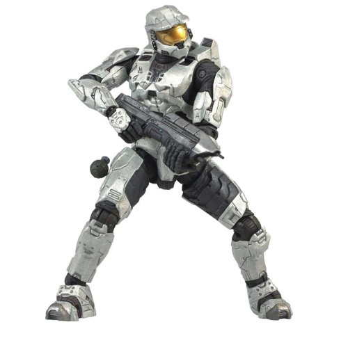 Halo 3 Series 1 - Spartan Soldier Mark VI Armor (White) by McFarlane Toys