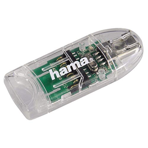Hama - 8in1 SD/MicroSD Card Reader, MMCplus, miniSDHC, microSDHC, USB 2.0/1.1, 480 Mbit/s, 27 x 72 x 10 mm, Windows ME/2000/XP/Vista Mac OS 10.x +