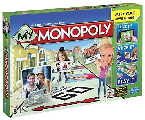 Hasbro myMonopoly - russische Ausgabe in russischer Sprache und Schrift A8595 Make Your Own