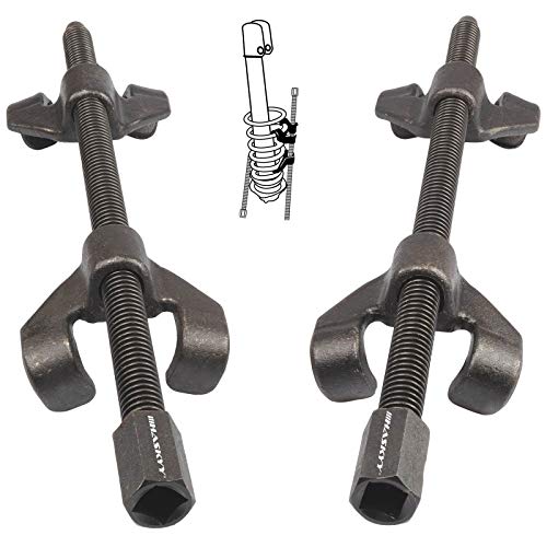 Haskyy kit Compresor Muelles Amortiguador para Coche de 380mm I Abarca 38 cm I Compresor para Montaje de los Amortiguadores del Coche | Herramientas para Coches Haskyy kit Compresor Muelles Amortiguador para Coche de 380mm I Abarca 38 cm I Compresor para Montaje de los Amortiguadores del Coche | Herramientas para Coches
