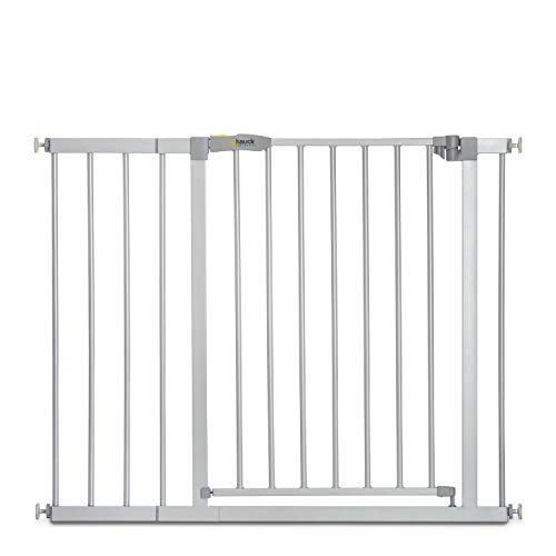 Hauck Barrera de Seguridad de Niños para Puertas y Escaleras Stop N Safe 2 Safety incl. Extension 21 cm, Sin Agujeros, 96 - 101 cm, Metal, Gris Hauck Barrera de Seguridad de Niños para Puertas y Escaleras Stop N Safe 2 Safety incl. Extension 21 cm, Sin Agujeros, 96 - 101 cm, Metal, Gris