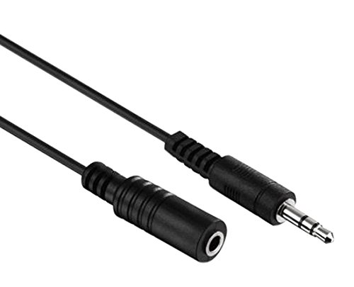 HDSupply LP-AC015-015 Audio Stereo Cable de audio 3,5mm macho a jack 3,5mm hembrilla 1,50m, negro