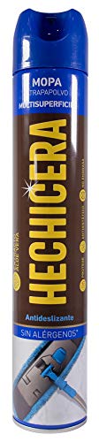 Hechicera | Aerosol Atrapa Polvo | Multisuperficies | Apto Para Cualquier Tipo de Mopa |Con Extracto de Aloe Vera |Sin Alérgenos |No Engrasa | Antideslizante | Contenido: 750 ml Hechicera | Aerosol Atrapa Polvo | Multisuperficies | Apto Para Cualquier Tipo de Mopa |Con Extracto de Aloe Vera |Sin Alérgenos |No Engrasa | Antideslizante | Contenido: 750 ml