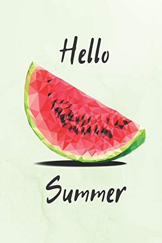 Hello Summer: Watermelon Fruit Journal Perfect Summer Present