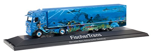 Herpa – 121668 – Mercedes-Benz Actros Bigspace Semi Remolque – Coffret de ensayo con Tractor Fischer-Trans Herpa – 121668 – Mercedes-Benz Actros Bigspace Semi Remolque – Coffret de ensayo con Tractor Fischer-Trans