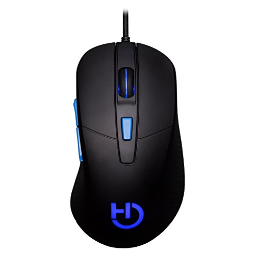 Hiditec | Ratón Gaming Alámbrico ESUS - Sensor AVAGO A5050 Profesional - 2.800 dpi | Tecnología Gamer OMRON | para Ordenador PC| Fabricante Español | Incluye Garantía de 2 años