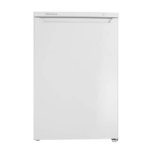 Hisense FV105D4AW2 - Congelador Vertical, clase A++, 82 l capacidad neta, 84.5cm alto, bajo encimera, puerta reversible, 4 estrellas en el congelador, silencioso, color blanco