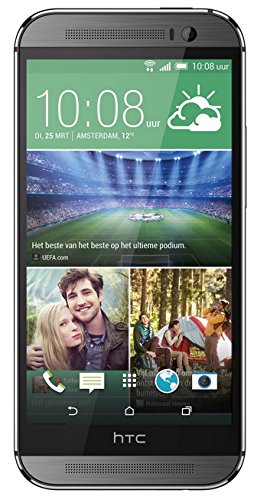 HTC One (M8) - Smartphone libre Android (pantalla 5", cámara 4 Mp, 16 GB, Quad-Core 2.3 GHz, 2 GB RAM), gris