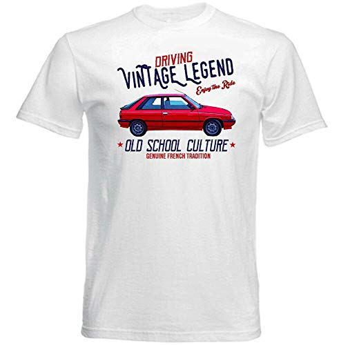 HUI Vintage French Car Renault 11 Turbo Cotton T-Shirt