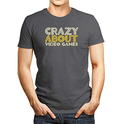 Idakoos Crazy About Videojuegos Camiseta - plateado - Medium