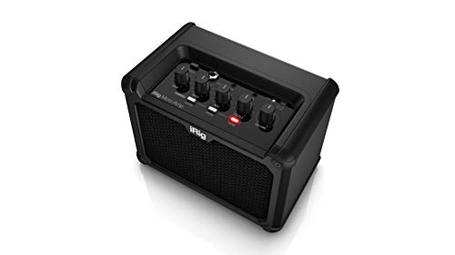 IK Multimedia iRig Micro Amp - Amplificador de guitarra de 15W alimentado por baterías con interfaz iOS/USB