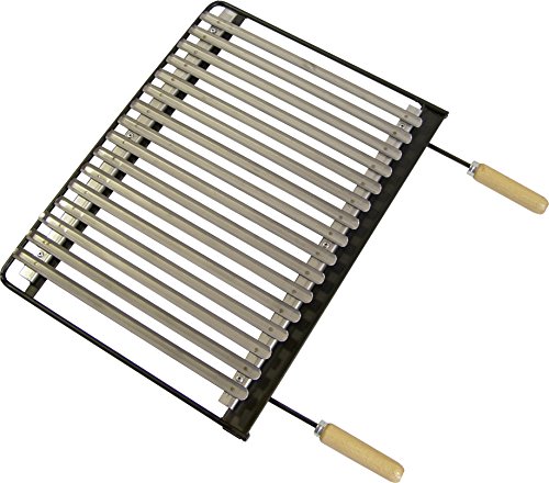 IMEX EL ZORRO 71636 - Parrilla para Barbacoa, INOX, 62 x 41 cm