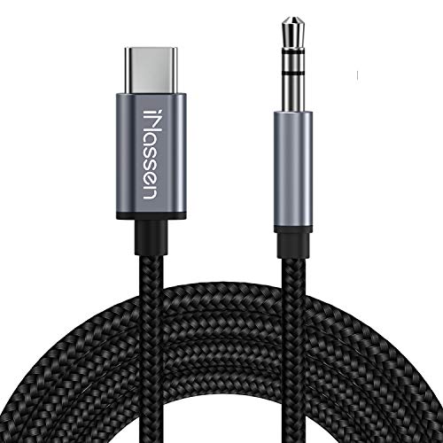 iNassen Cable USB C a aux para Samsung S20 Tipo C a 3,5 mm Adaptador de Auriculares para Coche Cable Macho para Samsung Galaxy S20 Note10, Huawei P40 P30 Pro P20 Mate 20 Pro, Google Pixel, Xiaomi iNassen Cable USB C a aux para Samsung S20 Tipo C a 3,5 mm Adaptador de Auriculares para Coche Cable Macho para Samsung Galaxy S20 Note10, Huawei P40 P30 Pro P20 Mate 20 Pro, Google Pixel, Xiaomi