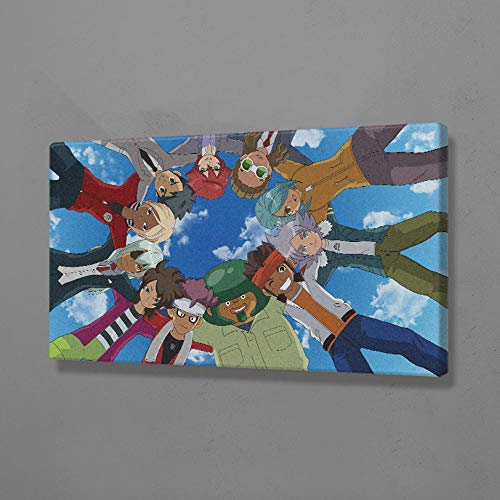 Inazuma Eleven póster de decoración de Arte de Pared Impresiones Lienzo para Dormitorio Sala de Estar decoración del Dormitorio Pintura / 55x100cm (sin Marco)