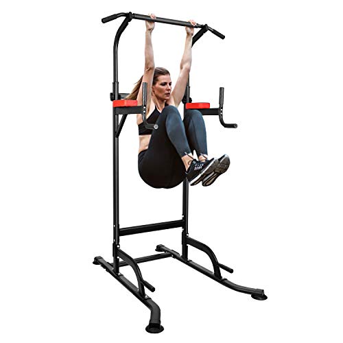 INTEY Power Tower Estación de Fondos Estación Multifunciona de Ejercicios Altura Ajustable para Flexiones, suspensiones, Abdominales, etc, con Estabilidad, Gimnasio en casa -182 x 88 cm INTEY Power Tower Estación de Fondos Estación Multifunciona de Ejercicios Altura Ajustable para Flexiones, suspensiones, Abdominales, etc, con Estabilidad, Gimnasio en casa -182 x 88 cm