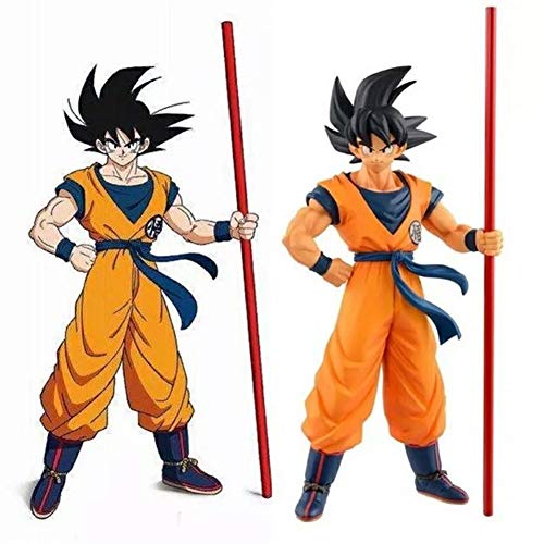 Jaypar Nuevo Dragon Ball Z Figura Son Goku Figura Pelo Negro Anime Figura Figura de acción
