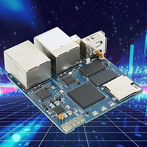 Jeanoko Módulo de Desarrollo Módulo de alimentación Dual Gigabit para Chip RK3328 para R2S para Memoria RAM DDR4 de 1GB