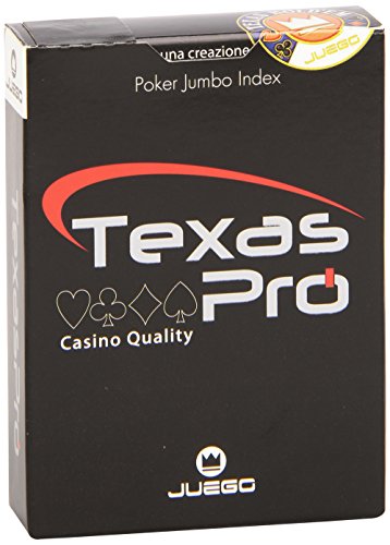 Juego - Baraja Texas Pro. Plástico 100 % "casino Quality", de viaje - Azul , color/modelo surtido