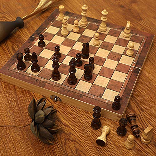 Juego De Ajedrez De Madera - Piezas De Ajedrez Hechas A Mano - Tablero De Ajedrez - Plegable - Espacio De Almacenamiento Interior - Apto Para Viaes - Fondo De Fieltro - Rey De 3 Pulgadas - = Juego De Ajedrez De Madera - Piezas De Ajedrez Hechas A Mano - Tablero De Ajedrez - Plegable - Espacio De Almacenamiento Interior - Apto Para Viaes - Fondo De Fieltro - Rey De 3 Pulgadas - =