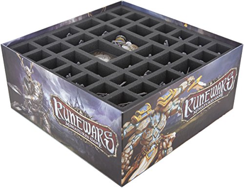 Juego de valores de Bandeja de Espuma es Compatible con Runewars Miniatures Caja de Juego de Tablero de Juego