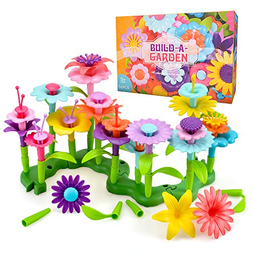 Juguetes Regalos para Niños Niña Edad 3 4 5, Flores Juguetes Set para Niños de 3-7 Años Regalo de Cumpleaños para Niñas 4 5 6 7 8 Años Niños Manualidades Educativas Jardín de Construcción Juguetes Juguetes Regalos para Niños Niña Edad 3 4 5, Flores Juguetes Set para Niños de 3-7 Años Regalo de Cumpleaños para Niñas 4 5 6 7 8 Años Niños Manualidades Educativas Jardín de Construcción Juguetes