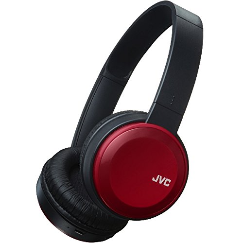 JVC HAS30BTRE - Auriculares de Diadema Abiertos (Plegables, tecnología Bluetooth) Rojo