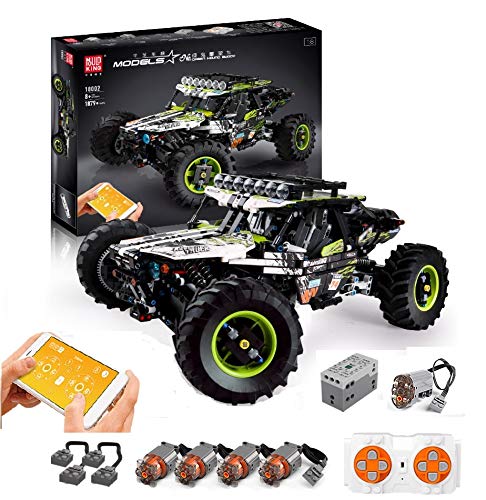 KEAYO Mould King 18002, tecnología 4 x 4, todoterreno, todoterreno extremo, con mando a distancia y motor, piezas de montaje compatibles con la técnica Lego KEAYO Mould King 18002, tecnología 4 x 4, todoterreno, todoterreno extremo, con mando a distancia y motor, piezas de montaje compatibles con la técnica Lego