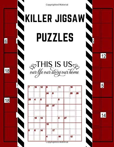 Killer jigsaw puzzles: Puzzles 3x3 block contain all of the digits 1 thru 9 killer jigsaw sudoku book, fun brain games training challenging and ... kids ages 4-8, 9-12, 13-14 ( Volume 20 )
