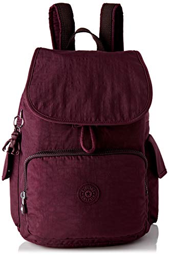 Kipling - City Pack, Mochilas Mujer, Morado (Dark Plum), 32x37x18.5 centimeters (B x H x T)