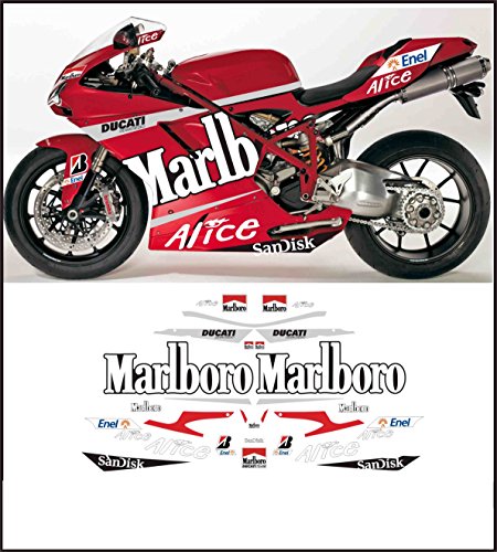 Kit adesivi Decal stikers Ducati 848 1098 1198 Replica Moto GP World Champion 2008