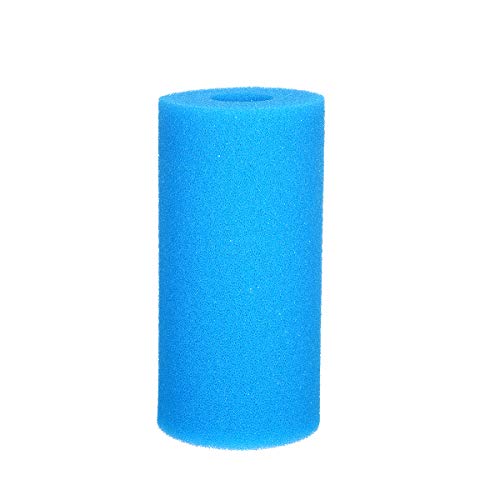 KKmoon - Cartucho de esponja, filtro de espuma, reutilizable, lavable, herramienta de limpieza para piscina, cartucho de repuesto para filtro tipo A, color azul, 20 x 10 x 10 cm, 1 unidad por paquete