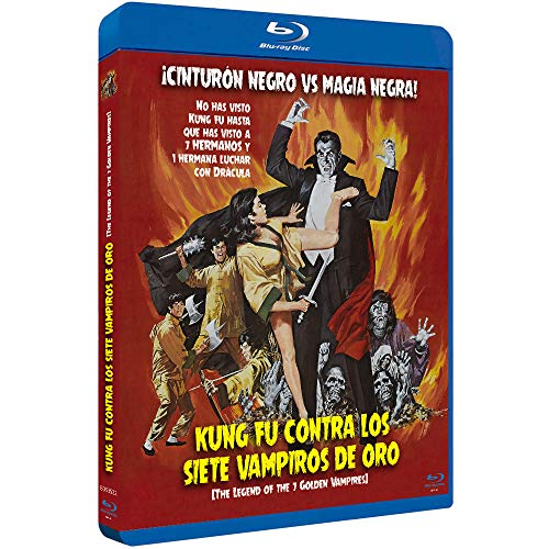 Kung Fu Contra los 7 Vampiros de Oro BDr 1974 The Legend of the 7 Golden Vampires [Blu-ray]