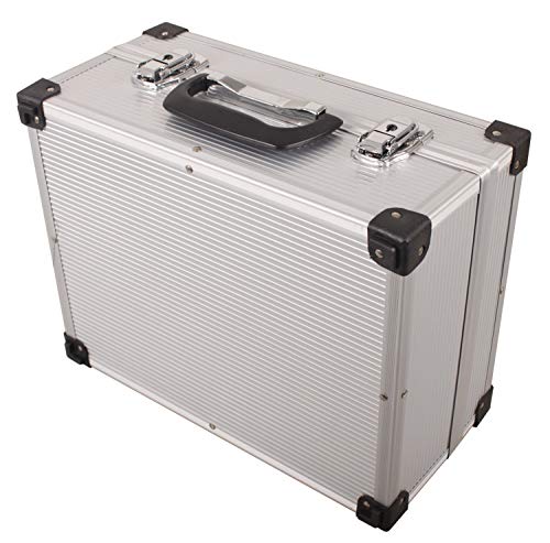 Lakot L-80-003, Maleta de aluminio para herramientas (16 x 26 x 33.5 cm), color plata Lakot L-80-003, Maleta de aluminio para herramientas (16 x 26 x 33.5 cm), color plata