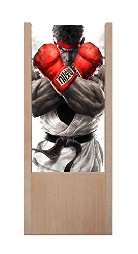 Lámpara de mesa de madera Street Fighter Ryu
